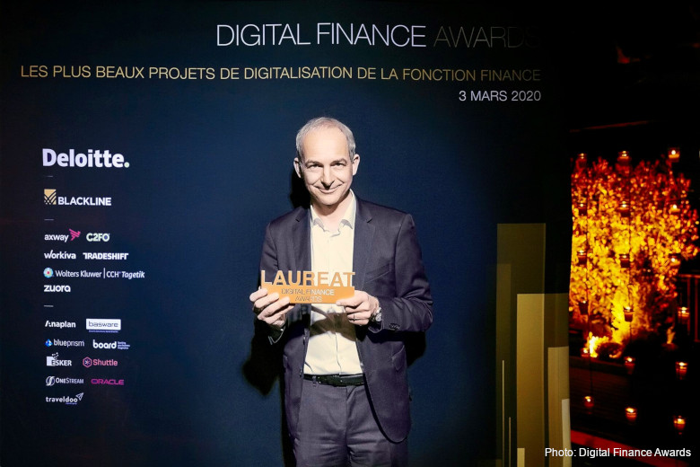 Thomas Baumgartner, Directeur Financier du Groupe Mersen aux Digital Finance Awards