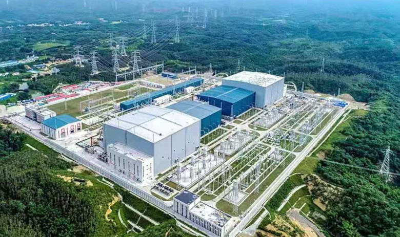 A power converter station in China