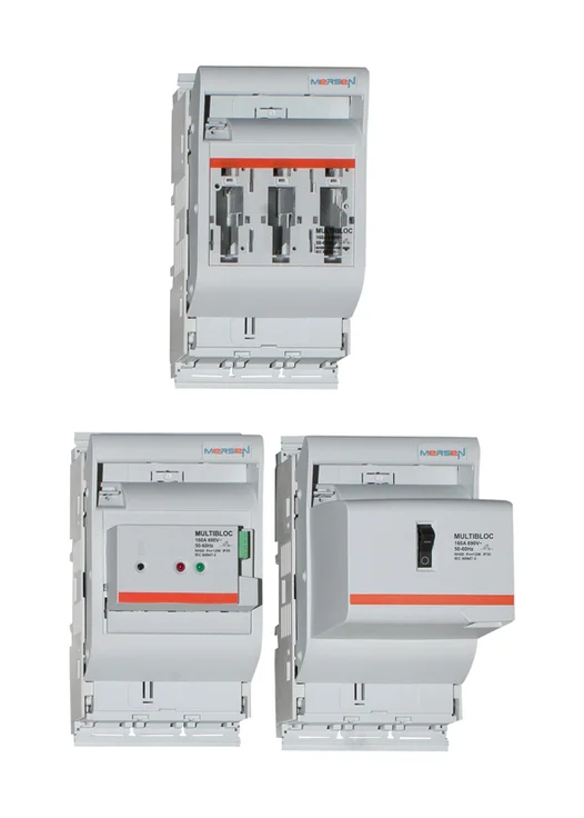 MULTIBLOC® 00.ST9 , Size 00, 160A, 690VAC, Design for Bottom