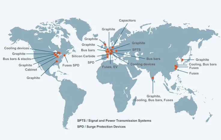 Mersen R&D centers in 2026