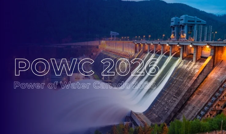 water downfalls from hydro activity