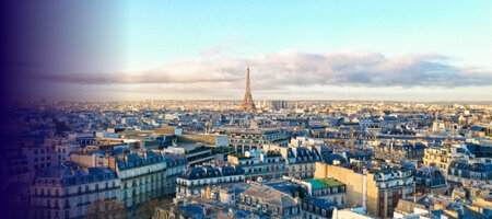 sky view of the city of Paris