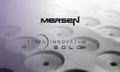 Terra Innovatum and Mersen logos on a graphite prototype