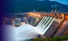 water downfall from hydro activity