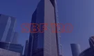 Trinity Tower in the background with a blue filter and SBF 120 written in orange 