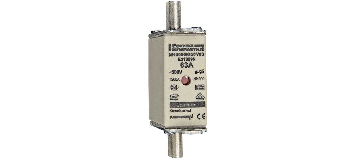 Mersen R632 E213996 - NH000GG50V63 Fuses | Mersen
