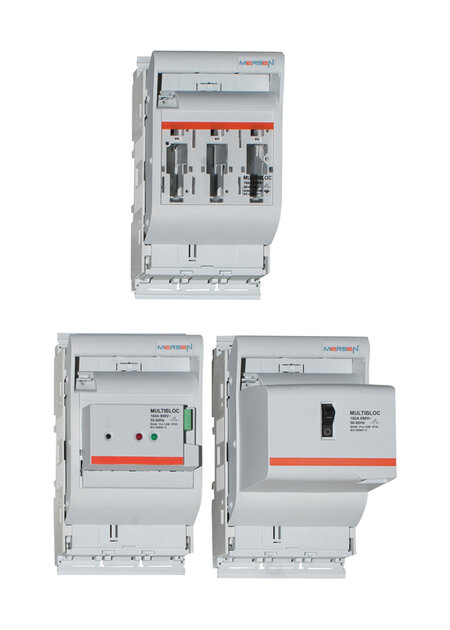 MULTIBLOC® 00.ST9 , Size 00, 160A, 690VAC, Design for Bottom