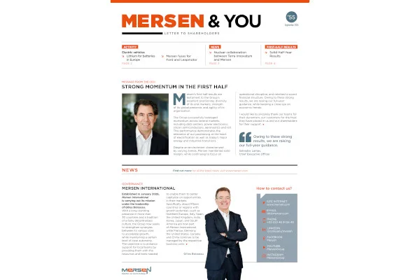 Thumbnail Mersen Letter to shareholders of September 2026